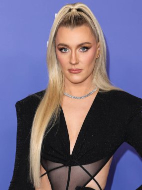 Malibu Babie arrives at the 2023 Billboard Women In Music held at the YouTube Theater on March 1, 2023 in Inglewood, Los Angeles, California, United States.