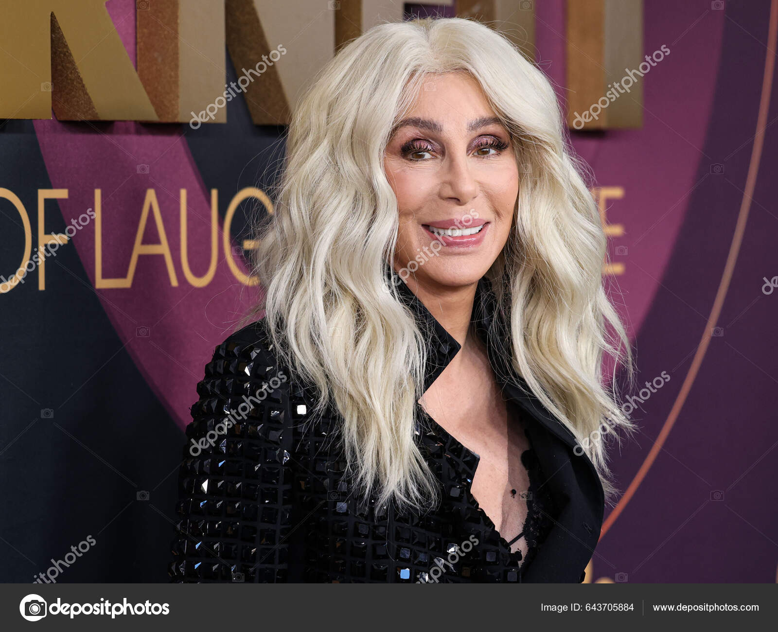 American Singer Actress Television Personality Cher Arrives Nbc's 
