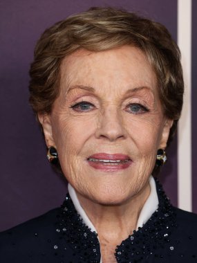 English actress, singer, and author Julie Andrews arrives at NBC's 'Carol Burnett: 90 Years Of Laughter + Love' Birthday Special held at AVALON Hollywood and Bardot on March 2, 2023 in Hollywood, Los Angeles, California, United States. 