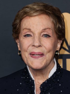 English actress, singer, and author Julie Andrews arrives at NBC's 'Carol Burnett: 90 Years Of Laughter + Love' Birthday Special held at AVALON Hollywood and Bardot on March 2, 2023 in Hollywood, Los Angeles, California, United States. 