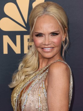 Kristin Chenoweth arrives at NBC's 'Carol Burnett: 90 Years Of Laughter + Love' Birthday Special held at AVALON Hollywood and Bardot on March 2, 2023 in Hollywood, Los Angeles, California, United States. 