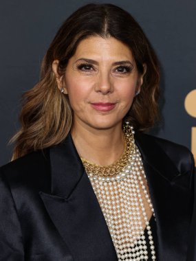 Marisa Tomei arrives at NBC's 'Carol Burnett: 90 Years Of Laughter + Love' Birthday Special held at AVALON Hollywood and Bardot on March 2, 2023 in Hollywood, Los Angeles, California, United States. 