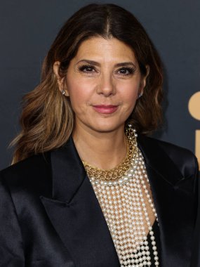 Marisa Tomei arrives at NBC's 'Carol Burnett: 90 Years Of Laughter + Love' Birthday Special held at AVALON Hollywood and Bardot on March 2, 2023 in Hollywood, Los Angeles, California, United States.  clipart