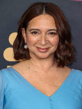 Maya Rudolph arrives at NBC's 'Carol Burnett: 90 Years Of Laughter + Love' Birthday Special held at AVALON Hollywood and Bardot on March 2, 2023 in Hollywood, Los Angeles, California, United States. 