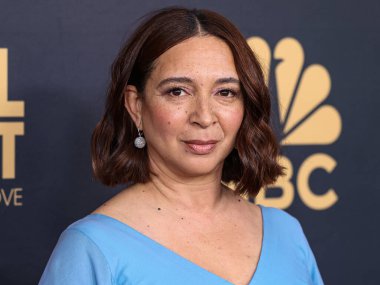 Maya Rudolph arrives at NBC's 'Carol Burnett: 90 Years Of Laughter + Love' Birthday Special held at AVALON Hollywood and Bardot on March 2, 2023 in Hollywood, Los Angeles, California, United States. 