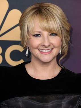 Melissa Rauch arrives at NBC's 'Carol Burnett: 90 Years Of Laughter + Love' Birthday Special held at AVALON Hollywood and Bardot on March 2, 2023 in Hollywood, Los Angeles, California, United States. 