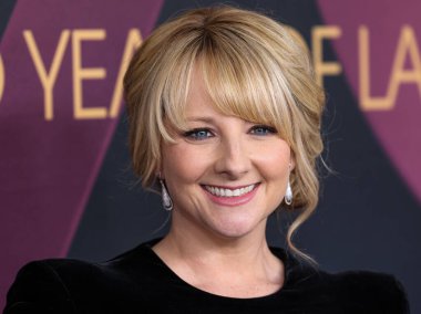 Melissa Rauch arrives at NBC's 'Carol Burnett: 90 Years Of Laughter + Love' Birthday Special held at AVALON Hollywood and Bardot on March 2, 2023 in Hollywood, Los Angeles, California, United States. 