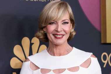 Allison Janney arrives at NBC's 'Carol Burnett: 90 Years Of Laughter + Love' Birthday Special held at AVALON Hollywood and Bardot on March 2, 2023 in Hollywood, Los Angeles, California, United States. clipart