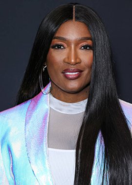 Tamara 'Taj' George arrives at Bravo's 'SWV & Xscape: The Queens of R&B' Season 1 Press Event held at The Aster on March 2, 2023 in Hollywood, Los Angeles, California, United States. 