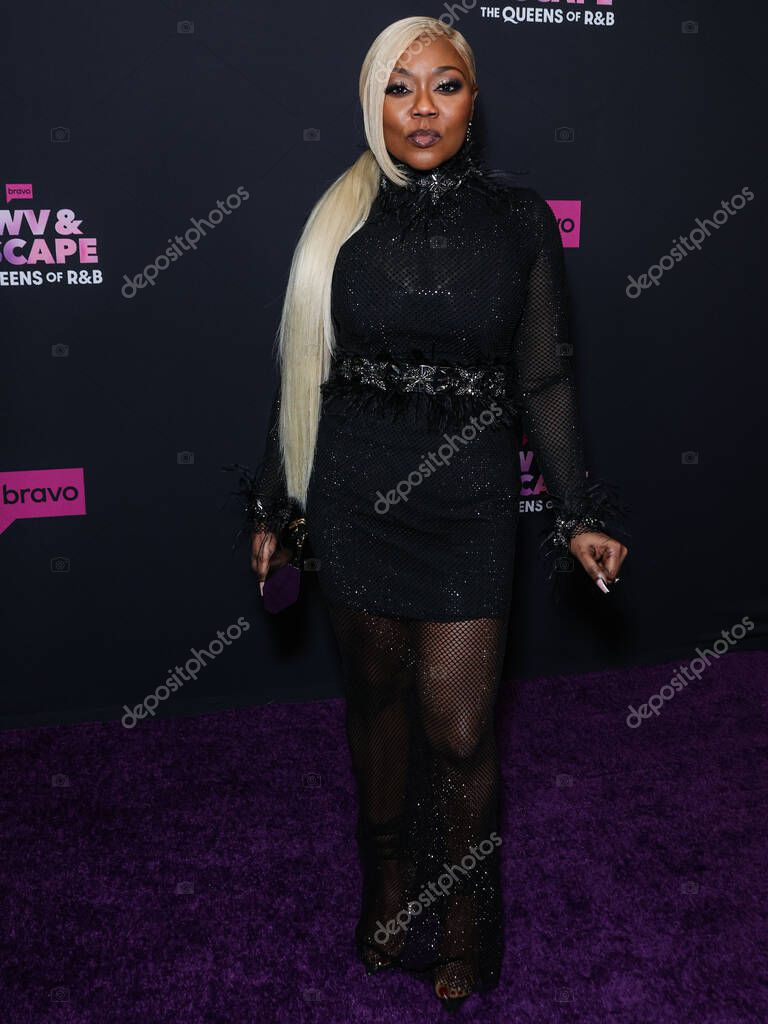 LaTocha Scott Rocky Bivens arrives at Bravo's 'SWV & Xscape The Queens