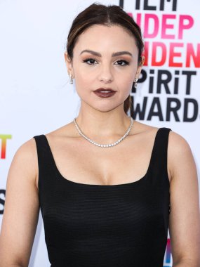 Aimee Carrero arrives at the 2023 Film Independent Spirit Awards held at the Santa Monica Beach on March 4, 2023 in Santa Monica, Los Angeles, California, United States.