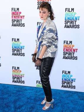 Beatrice Granno arrives at the 2023 Film Independent Spirit Awards held at the Santa Monica Beach on March 4, 2023 in Santa Monica, Los Angeles, California, United States. 