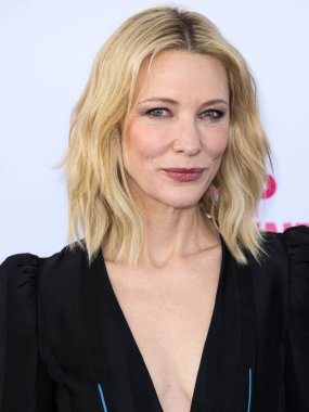 Australian actress Cate Blanchett wearing Loewe arrives at the 2023 Film Independent Spirit Awards held at the Santa Monica Beach on March 4, 2023 in Santa Monica, Los Angeles, California, United States.