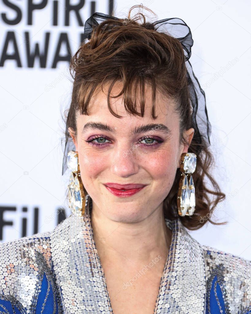 Beatrice Granno arrives at the 2023 Film Independent Spirit Awards held