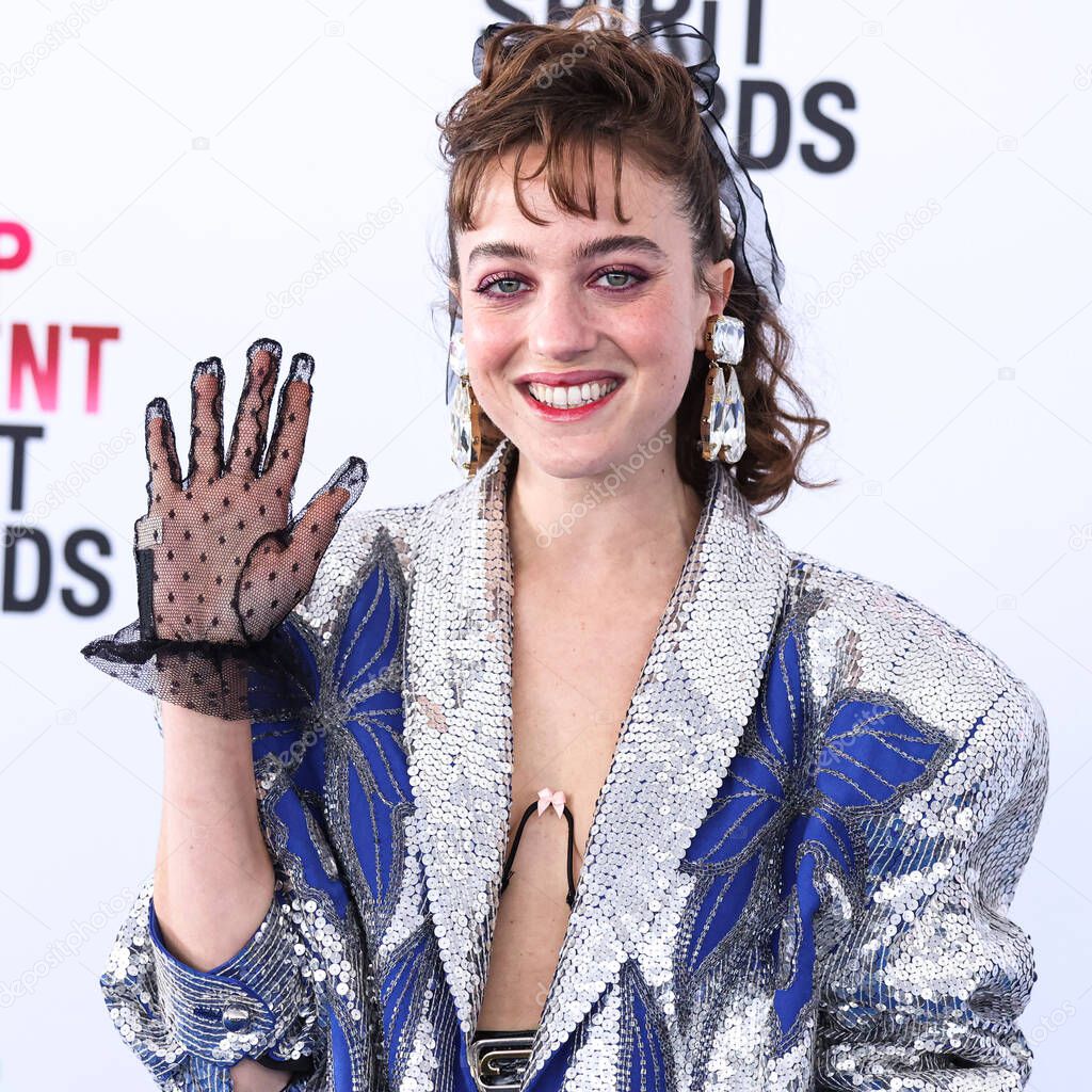 Beatrice Granno arrives at the 2023 Film Independent Spirit Awards held