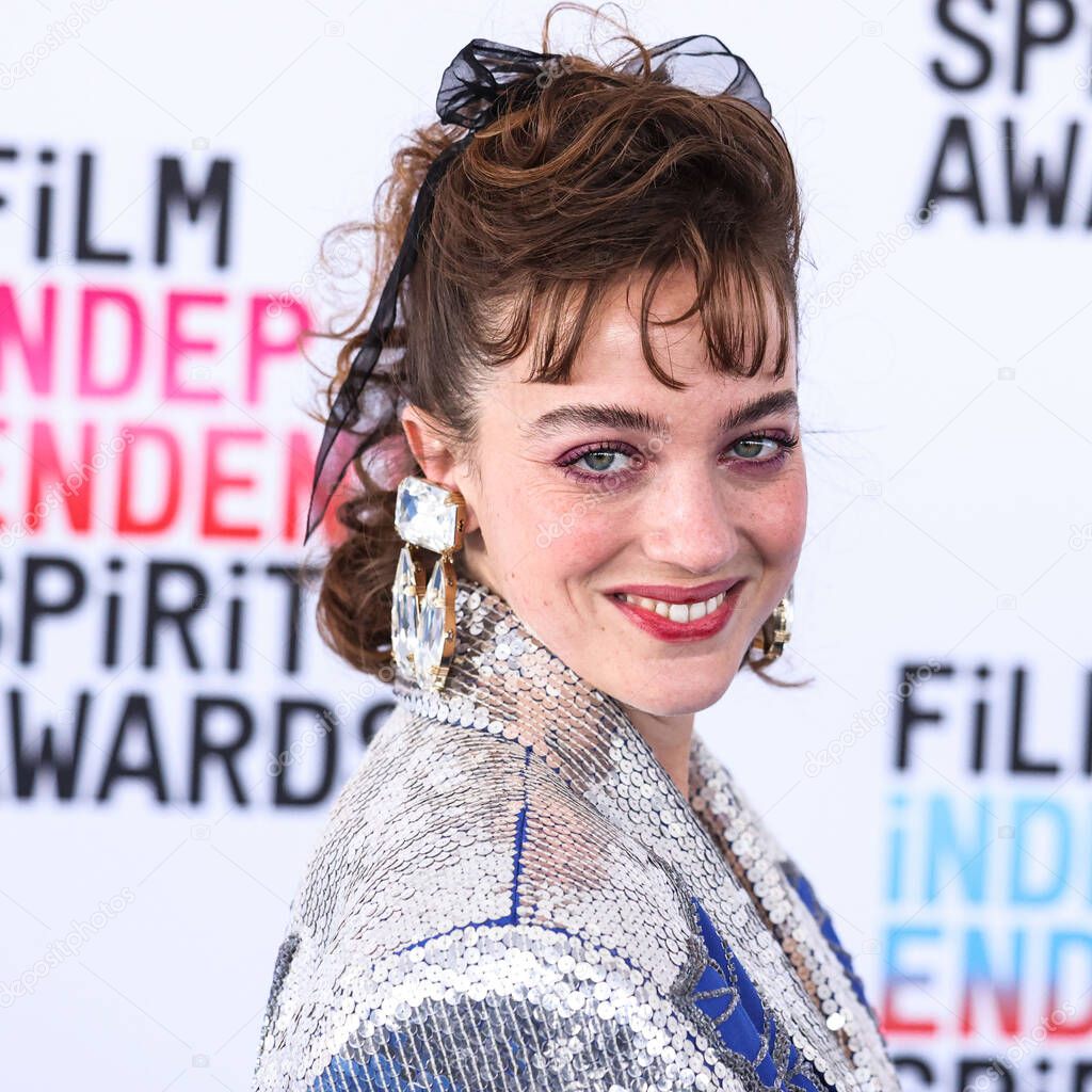 Beatrice Granno arrives at the 2023 Film Independent Spirit Awards held