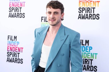 Paul Mescal arrives at the 2023 Film Independent Spirit Awards held at the Santa Monica Beach on March 4, 2023 in Santa Monica, Los Angeles, California, United States. 