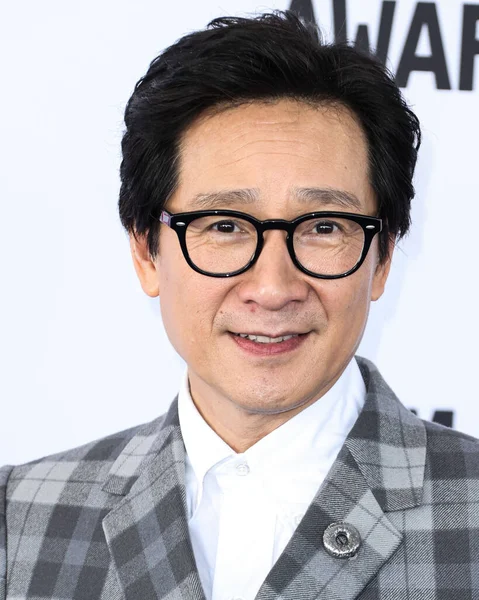 Huy Quan Arrives 2023 Film Independent Spirit Awards Held Santa — Stok fotoğraf
