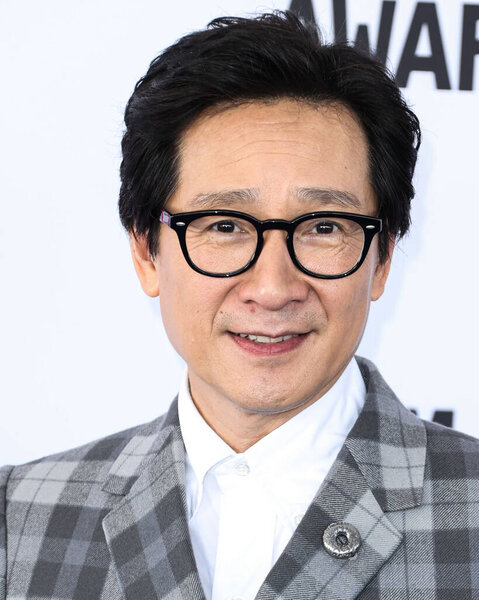 Ke Huy Quan arrives at the 2023 Film Independent Spirit Awards held at the Santa Monica Beach on March 4, 2023 in Santa Monica, Los Angeles, California, United States. 