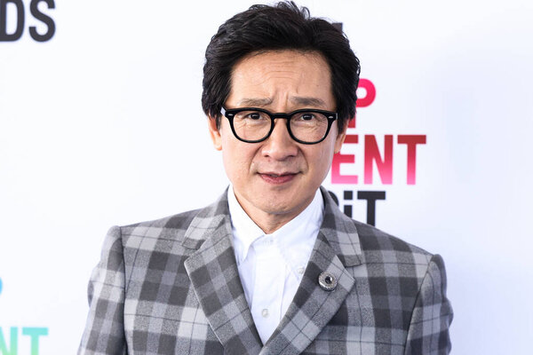 Ke Huy Quan arrives at the 2023 Film Independent Spirit Awards held at the Santa Monica Beach on March 4, 2023 in Santa Monica, Los Angeles, California, United States. 
