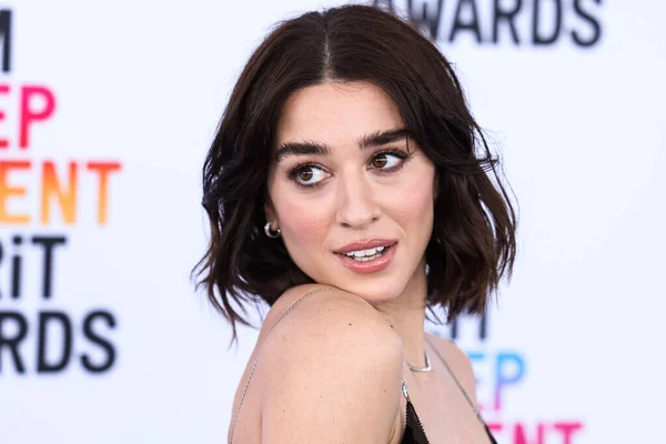 stock image Simona Tabasco arrives at the 2023 Film Independent Spirit Awards held at the Santa Monica Beach on March 4, 2023 in Santa Monica, Los Angeles, California, United States.