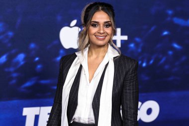 Ambreen Razia, 7 Mart 2023 'te Westwood, Los Angeles, Kaliforniya' da Regency Village Theatre 'da düzenlenen Los Angeles Prömiyer of Apple TV +' s Original Series 'Ted Lasso' nun 3. sezonuna geliyor.. 