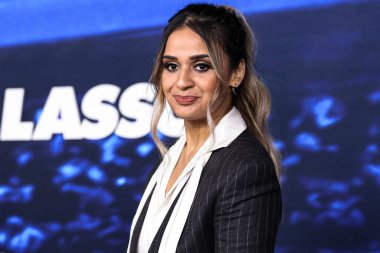 Ambreen Razia, 7 Mart 2023 'te Westwood, Los Angeles, Kaliforniya' da Regency Village Theatre 'da düzenlenen Los Angeles Prömiyer of Apple TV +' s Original Series 'Ted Lasso' nun 3. sezonuna geliyor.. 