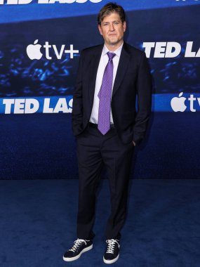 Bill Lawrence, Apple TV 'nin Los Angeles Premiere of Orijinal Dizisi Ted Lasso' nun 3. sezonu için 7 Mart 2023 'te Westwood, Los Angeles, Kaliforniya, ABD' deki Regency Village Theatre 'a geldi.. 