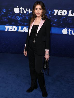Christa Miller, 7 Mart 2023 'te Westwood, Los Angeles, Kaliforniya' da Regency Village Theatre 'da düzenlenen Los Angeles Prömiyer of Apple TV +' s Original Series 'Ted Lasso' nun 3. sezonuna geliyor.. 