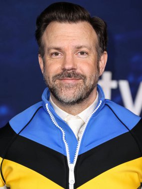 Jason Sudeikis 7 Mart 2023 'te Westwood, Los Angeles, Kaliforniya' da Regency Village Theatre 'da düzenlenen Los Angeles Prömiyer of Apple TV +' s Original Series 'Ted Lasso' nun 3. sezonuna geliyor.. 