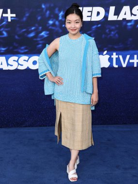 Maia Shibutani, 7 Mart 2023 'te Westwood, Los Angeles, Kaliforniya' da Regency Village Theatre 'da düzenlenen Los Angeles Prömiyer of Apple TV +' s Original Series 'Ted Lasso' nun 3. sezonuna geliyor.. 