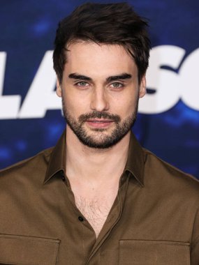 Stephen Manas, Apple TV 'nin Los Angeles Premiere of Orijinal Dizisi Ted Lasso' nun 3. sezonu için 7 Mart 2023 'te Westwood, Los Angeles, Kaliforniya' da Regency Village Theatre 'a geldi.. 