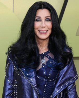 Amerikalı şarkıcı, aktris ve televizyon kişiliği Cher (Çerkez Sarkisian), 9 Mart 2023 tarihinde Batı Hollywood, Los Angeles, Kaliforniya, ABD 'deki Pacific Design Center' da düzenlenen Versace Fall / Winter 2023 Moda Show 'a geldi..