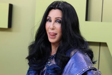 Amerikalı şarkıcı, aktris ve televizyon kişiliği Cher (Çerkez Sarkisian), 9 Mart 2023 tarihinde Batı Hollywood, Los Angeles, Kaliforniya, ABD 'deki Pacific Design Center' da düzenlenen Versace Fall / Winter 2023 Moda Show 'a geldi..