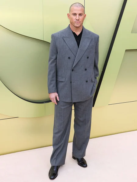 Αμερικανός Ηθοποιός Channing Tatum Φτάνει Στο Versace Fall Winter 2023 — Φωτογραφία Αρχείου