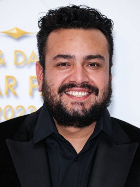Meksikalı-Amerikalı aktör, yapımcı ve televizyon kişiliği Frankie Delgado, 10 Mart 2023 'te Bel Air, Los Angeles, Kaliforniya, ABD' de düzenlenen Darren Dzienciol ve Richie Akiva Oscar Partisi 2023 'e geldi..