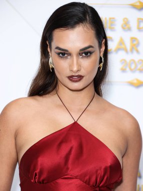 Brezilyalı model Gizele Oliveira, 10 Mart 2023 tarihinde Bel Air, Los Angeles, Kaliforniya, ABD 'de düzenlenen Darren Dzienciol ve Richie Akiva Oscar Partisi 2023' e ulaşır.. 