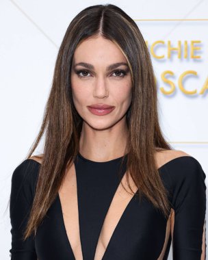 Brezilyalı model Mari Fonseca, 10 Mart 2023 tarihinde Bel Air, Los Angeles, Kaliforniya, ABD 'de düzenlenen Darren Dzienciol ve Richie Akiva Oscar Party 2023' e ulaşır.. 