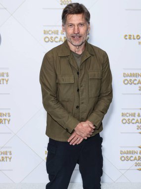 Danimarkalı aktör ve yapımcı Nikolaj Coster-Waldau, 10 Mart 2023 tarihinde Bel Air, Los Angeles, Kaliforniya, ABD 'de düzenlenen Darren Dzienciol ve Richie Akiva Oscar Partisi 2023' e geldi.. 