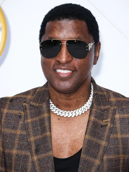 stock image American singer-songwriter Babyface (Kenneth Brian Edmonds) arrives at the Darren Dzienciol and Richie Akiva Oscar Party 2023 held at a Private Residence on March 10, 2023 in Bel Air, Los Angeles, California, United States.