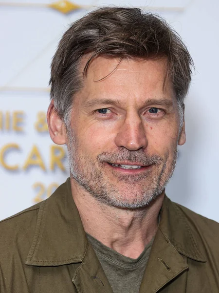Danimarkalı aktör ve yapımcı Nikolaj Coster-Waldau, 10 Mart 2023 tarihinde Bel Air, Los Angeles, Kaliforniya, ABD 'de düzenlenen Darren Dzienciol ve Richie Akiva Oscar Partisi 2023' e geldi.. 