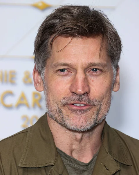 Danimarkalı aktör ve yapımcı Nikolaj Coster-Waldau, 10 Mart 2023 tarihinde Bel Air, Los Angeles, Kaliforniya, ABD 'de düzenlenen Darren Dzienciol ve Richie Akiva Oscar Partisi 2023' e geldi.. 