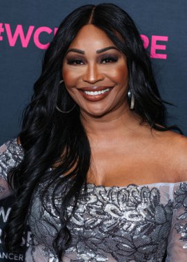 Amerikan model, realite televizyon kişiliği ve aktris Cynthia Bailey, 16 Mart 2023 'te Beverly Wilshire, A Four Seasons Oteli' nde düzenlenen Kadın Kanser Araştırma Fonu 'nun Unutulmaz Akşam Yardım Galası 2023' e geldi.