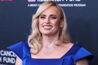 Australian actress, comedian, writer, singer and producer Rebel Wilson arrives at The Women's Cancer Research Fund's An Unforgettable Evening Benefit Gala 2023 at the Beverly Wilshire, A Four Seasons Hotel on March 16, 2023 in Beverly Hills, LA, USA clipart