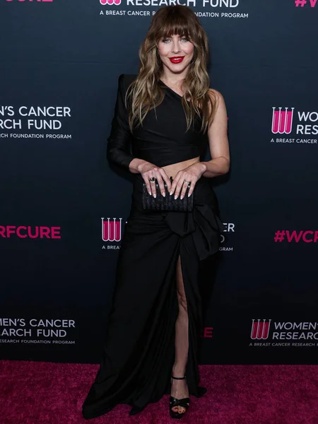 Американська Танцівниця Актриса Співачка Джуліанна Хаф Прибуває Women Cancer Research — стокове фото