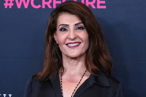 stock image Canadian actress, director, producer and screenwriter Nia Vardalos arrives at The Women's Cancer Research Fund's An Unforgettable Evening Benefit Gala 2023 held at the Beverly Wilshire, A Four Seasons Hotel on March 16, 2023 in Beverly Hills, LA, USA