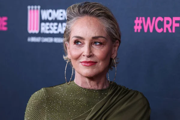 American Actress Sharon Stone Arrives Women Cancer Research Fund Unforgettable — Stock Photo, Image