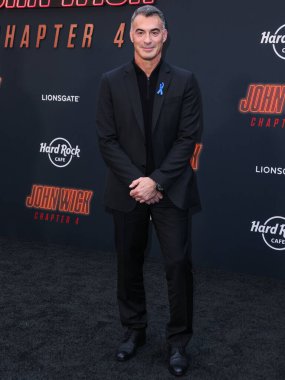 Amerikalı dublör ve film yönetmeni Chad Stahelski, 20 Mart 2023 'te Hollywood, Los Angeles, Kaliforniya, ABD' de bulunan TCL Çin Tiyatrosu IMAX 'te düzenlenen 