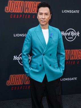 Hong Kong 'lu aktör, dövüş sanatçısı ve aksiyon yönetmeni Donnie Yen, 20 Mart 2023' te Hollywood, Los Angeles, Kaliforniya, ABD 'de bulunan TCL Çin Tiyatrosu IMAX' te düzenlenen 