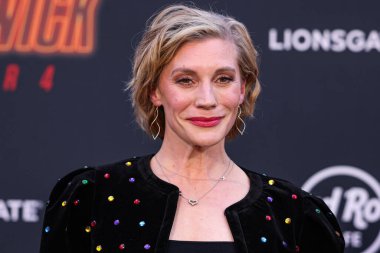 Amerikalı aktris Katee Sackhoff, 20 Mart 2023 'te Hollywood, Los Angeles, Kaliforniya, ABD' deki TCL Çin Tiyatrosu IMAX 'te düzenlenen' John Wick 'in Los Angeles Premiere' ine geldi.. 